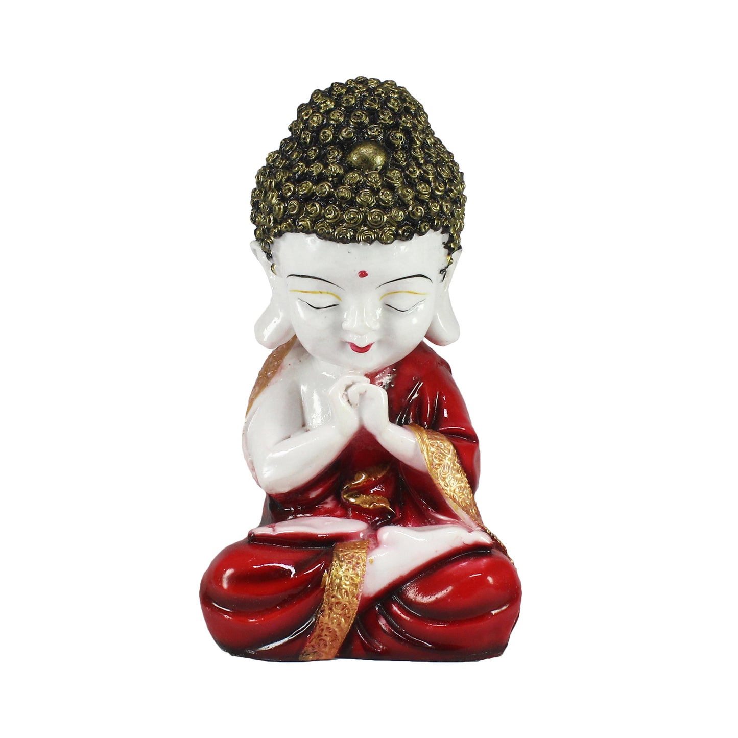 Praying Monk Buddha Decorative Showpiece