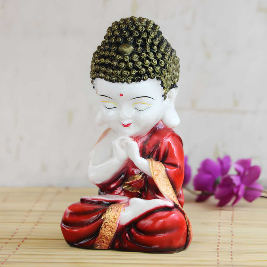 Praying Monk Buddha Decorative Showpiece