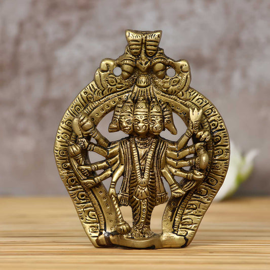 Panchmukhi Lord Hanuman Brass Idol